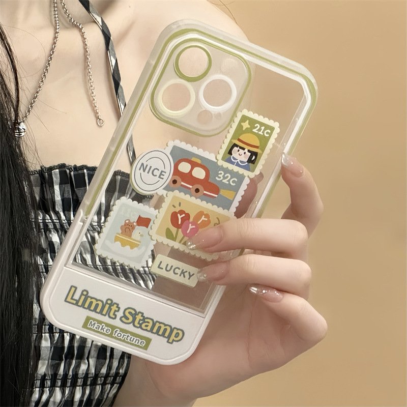 Ins fashion cute all inclusive invisible stand silicone clear phone case for iPhone 11 12 13 14 Pro max XR XS 7 8 plus mobile phone cover Ins fashion cute all inclusive invisible stand silicone clear phone case for iPhone 11 12 13 14 Pro max XR XS 7 8 plus mobile phone cover
