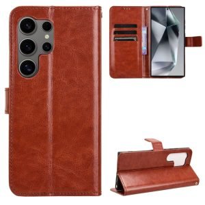 Leather Wallet Case for Samsung Galaxy S24 Ultra